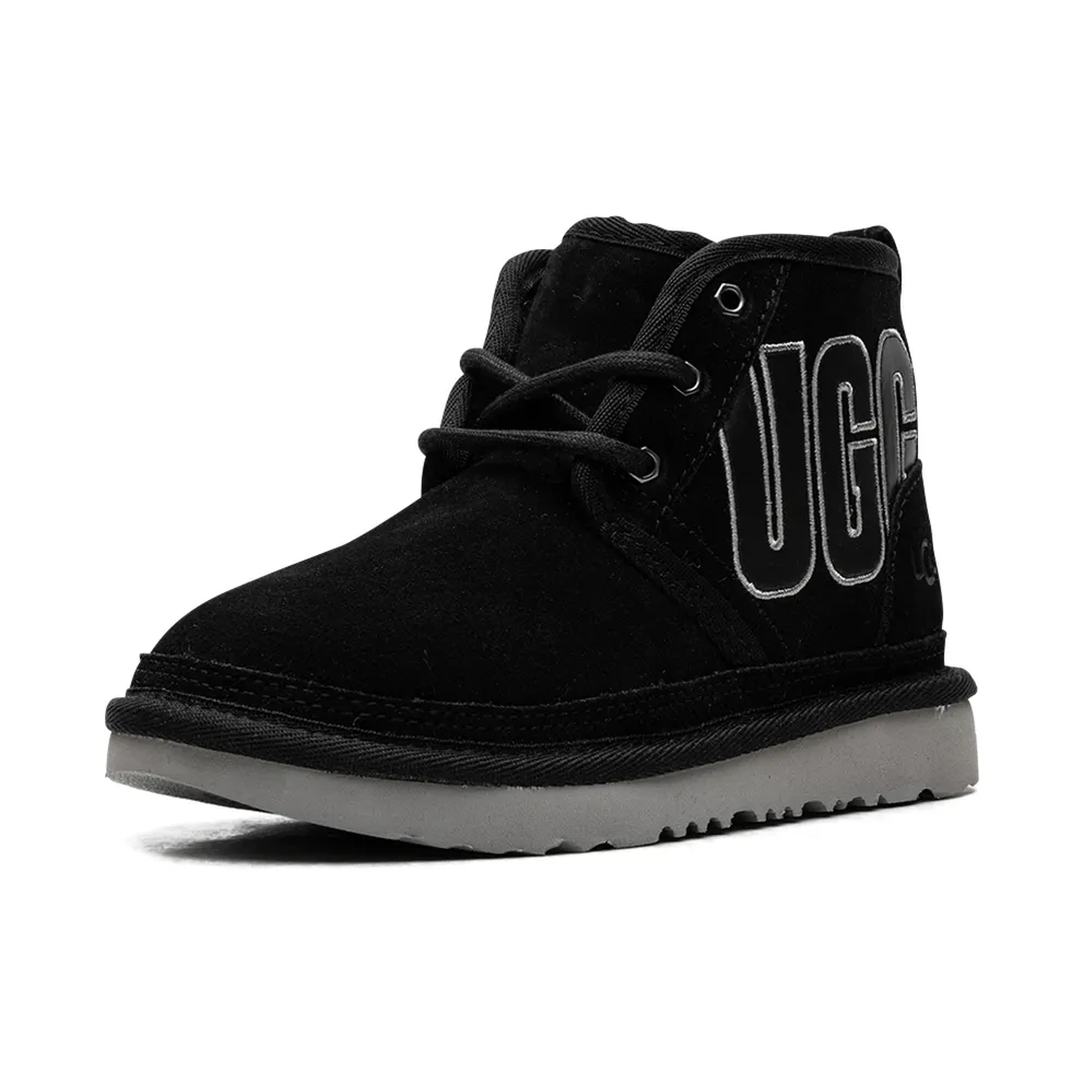 Ugg Neumel Graphic Outline PS “BLACK/GREY” (1130787K-BLK)