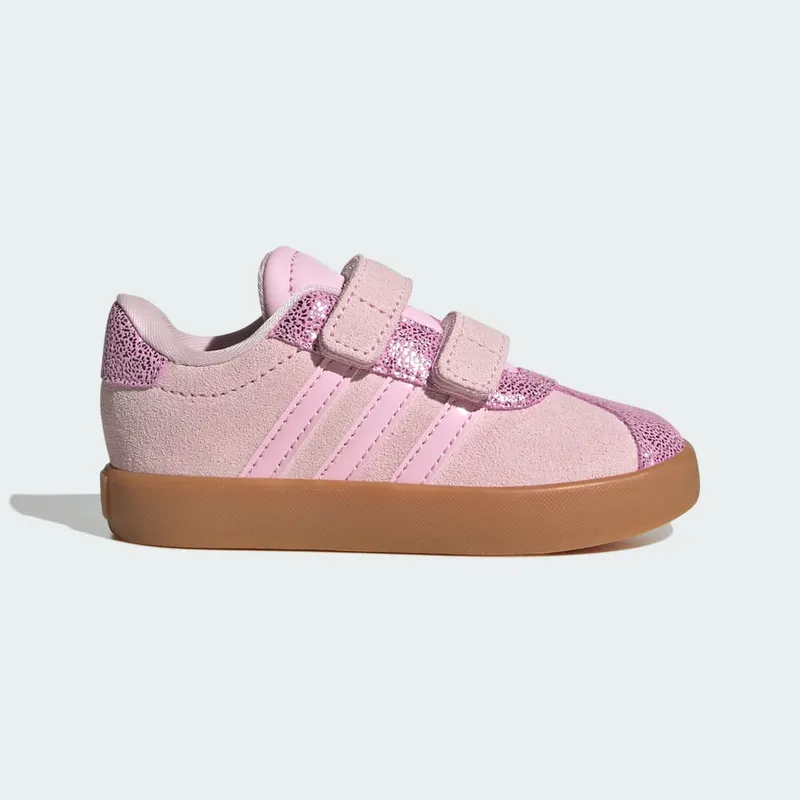 Adidas VL Court 3.0 Sneakers Kids Clear Pink / Clear Pink / Gum (JP7851)