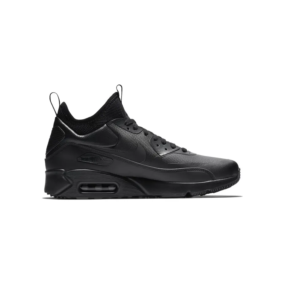 Nike Air Max 90 Ultra Mid Winter Black Black/Anthracite-Black (924458-004)