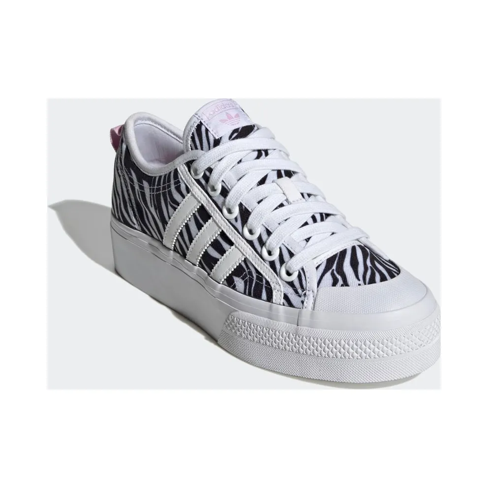 Adidas Nizza Platform Cloud White / Bliss Lilac / Core Black (GZ9681)
