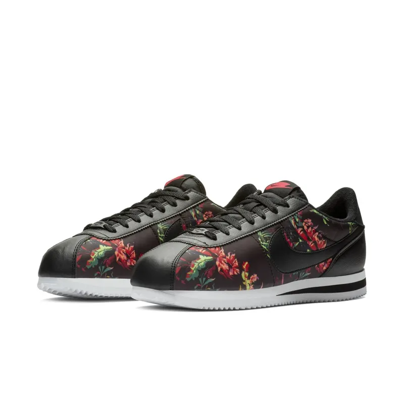 Nike Cortez Floral Black/Black-Red Orbit-Summit White (BV6067-001)