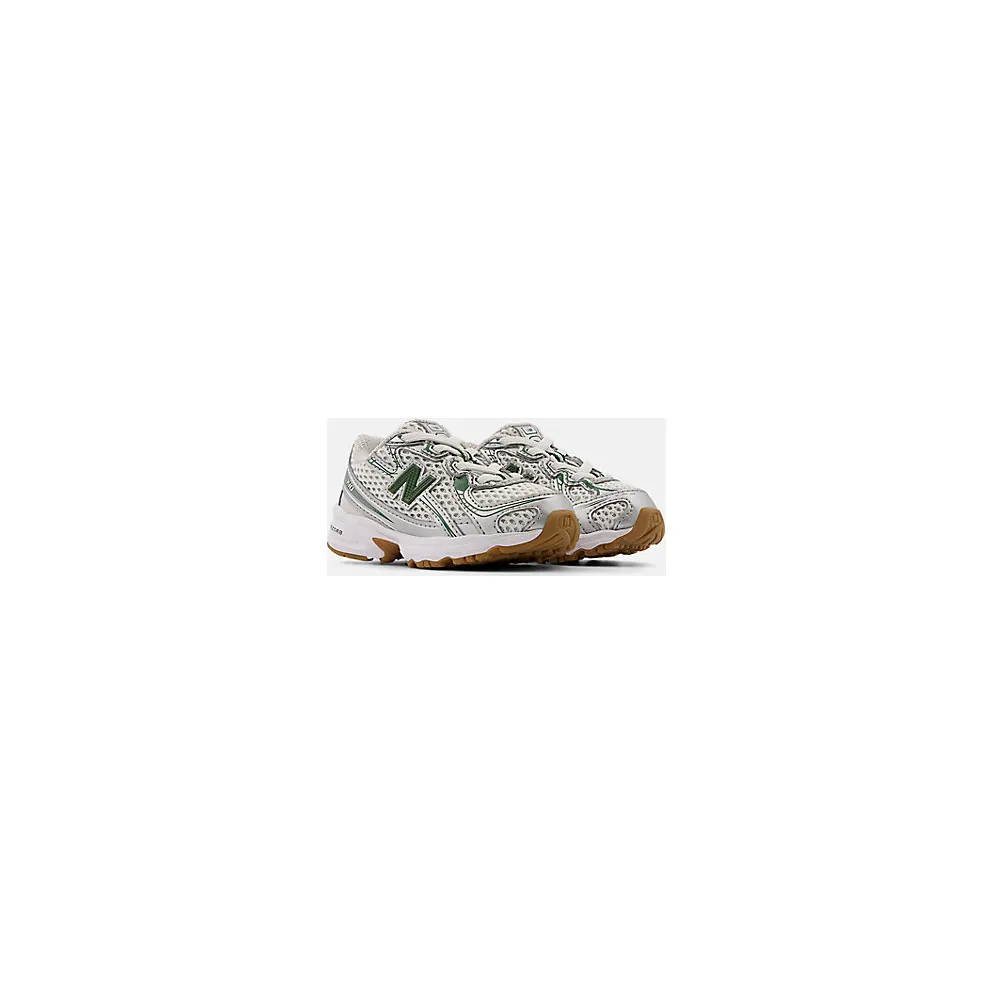 New Balance 740 Bungee Lace Silver Metalic Dark Alpine Green (IZ740SF)