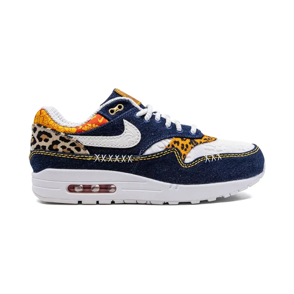Nike Air Max 1 PRM Denim Leopard – Blue (FJ4452)
