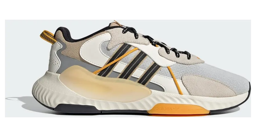 Adidas Hi-Tail Shoes Off White / Core Black / Crew Yellow (H05767)
