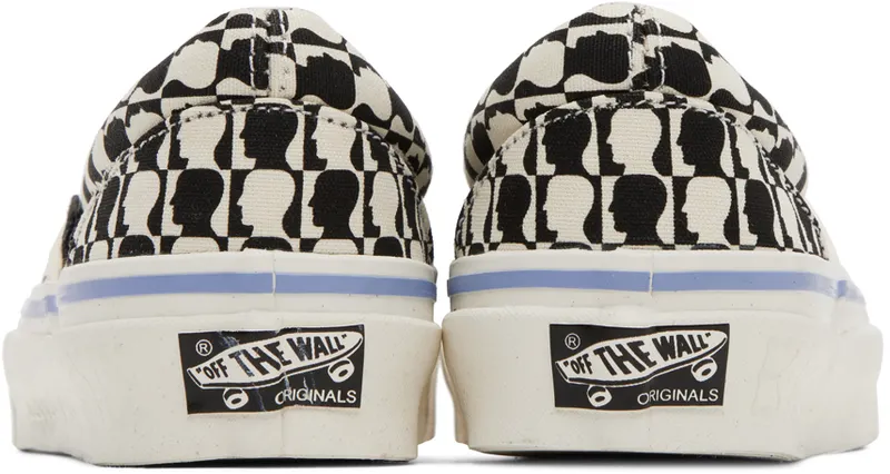 Vans Black & Off-White Brain Dead Edition LX Slip-On (VN0A45JKBA21)