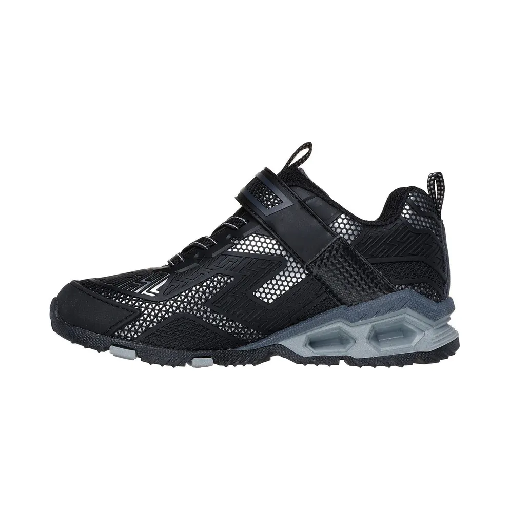Skechers S-Lights Hydro Lights – Heat-Tread “Black / Silver” (400117LBKSL)