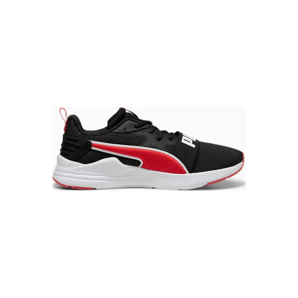 Puma Wired Run Black / For All Time Red / White (389275-14)