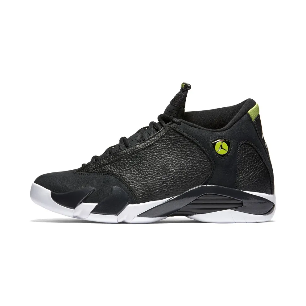 Jordan 14 Retro Indiglo (2016) Black/White-Indiglo (487471-005)