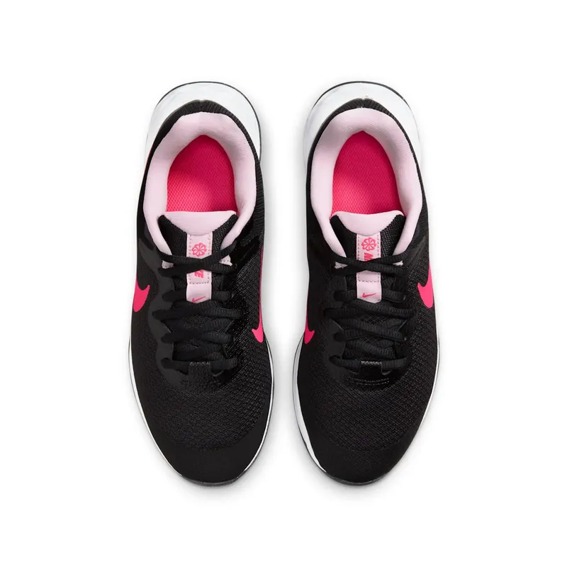 Nike Revolution 6 Older Kids’ Road Running Black 50% Sustainable Materials (DD1096-007)