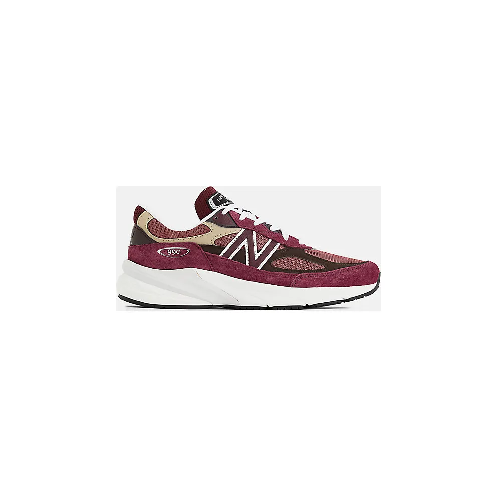 New Balance 990v6 MiUSA Teddy Santis Burgundy Tan (U990BT6)