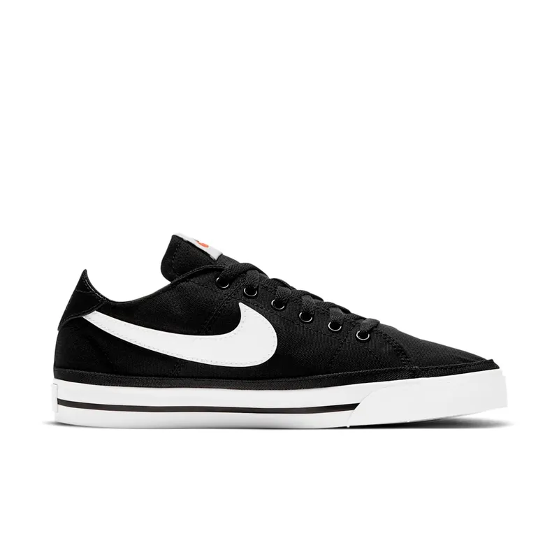 Nike Court Legacy Canvas Black White (W) (CZ0294-001)