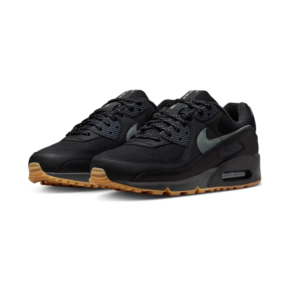 Nike Air Max 90 Black Smoke Grey Gum Reflective (FV0387-001)