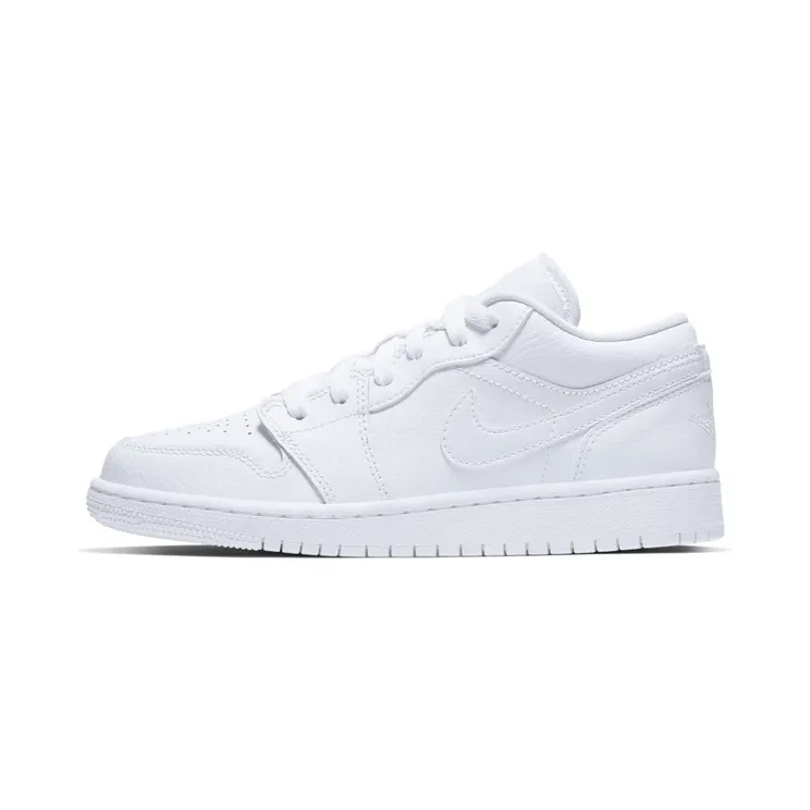 Jordan 1 Low Triple White Logo “White” (553560-126)