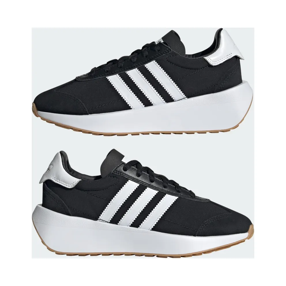adidas Country XLG Shoes Kids “Core Black / Cloud White / Cloud White” (IF3696)