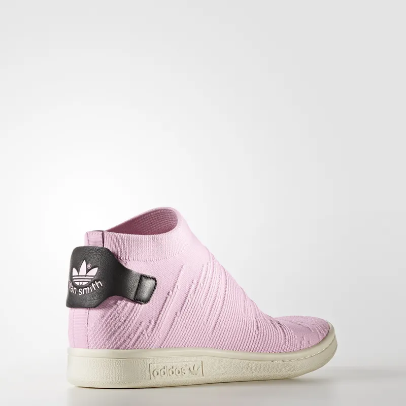 adidas Stan Smith Shock Primeknit Pink (W) Pink/White Gold Metallic Black (BY9250)