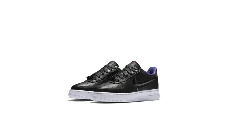 Nike Air Force 1 Low Northern Lights (GS) Black/Black-White (845077-001)