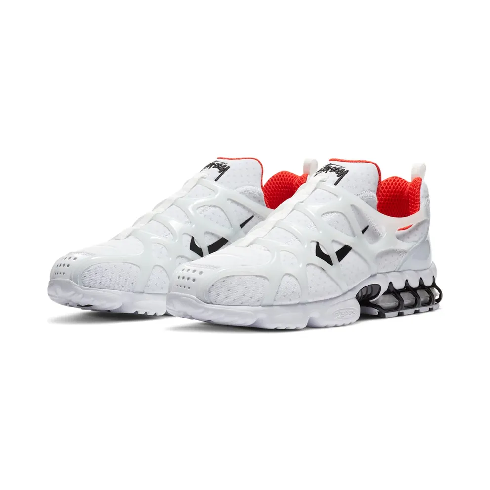 Nike Air Kukini Spiridon Cage 2 Stussy White White/Black-Habanero Red (CJ9918-100)