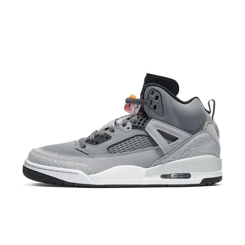 Jordan Spizike Grey Orange Cool Grey/Black-Wolf Grey-Pure Platinum (315371-008)