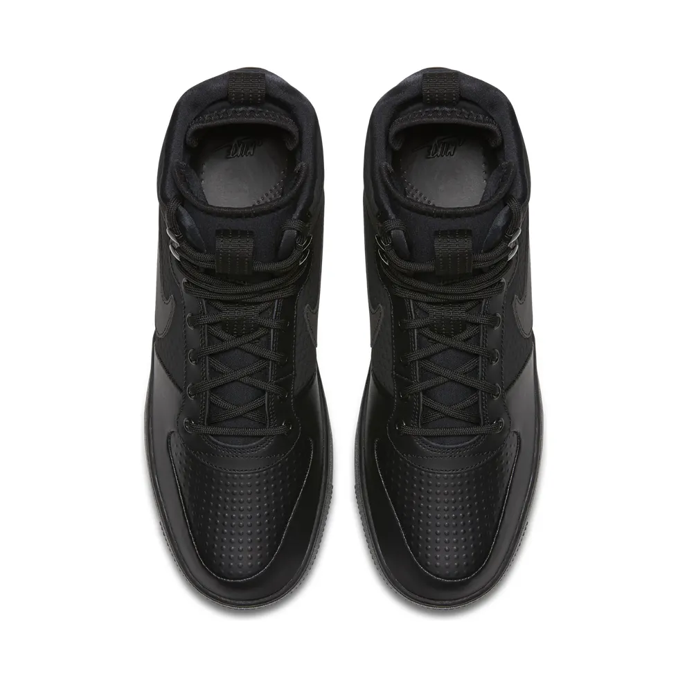 Nike Court Borough Mid Winter Triple Black Black/Black-Black (AA0547-002)