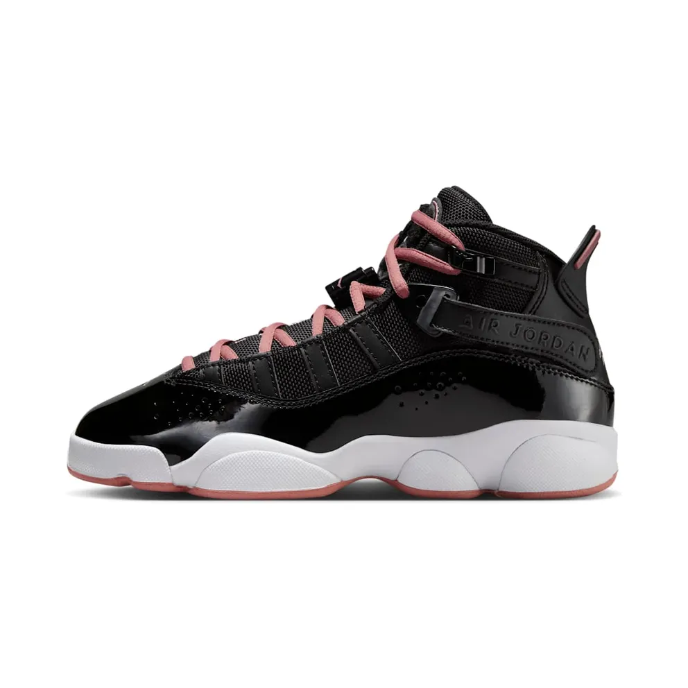 Jordan 6 Rings Black White Anthracite Rust Pink (323419-068)