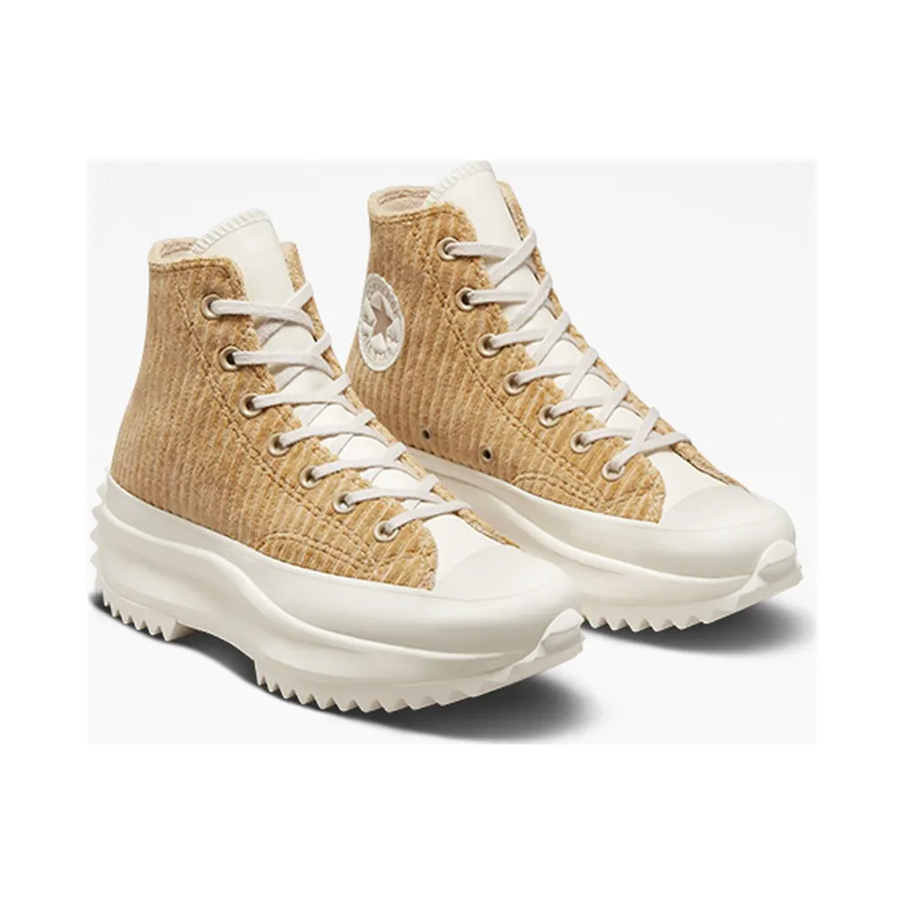 Converse Run Star Hike Platform Striped Knit Nomad Khaki/desert Sand/egret (A03253C)