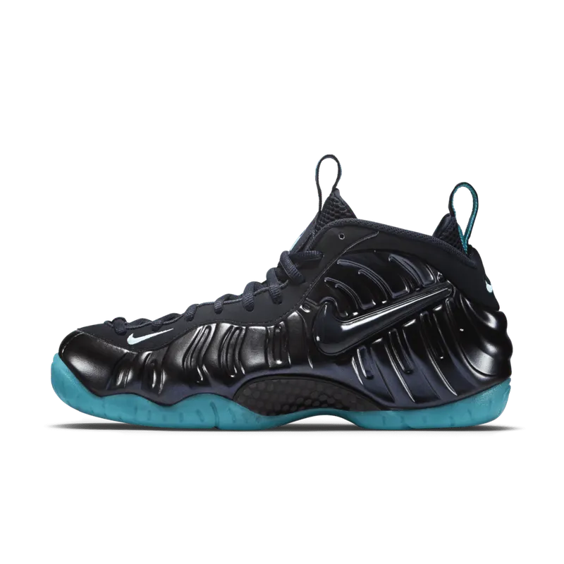 Nike Air Foamposite Pro Dark Obsidian Dark Obsidian/Dark Obsidian-Blue Aquamarine (624041-402)