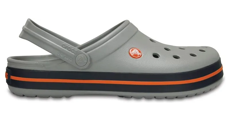 Crocs Crocband Clog Light Grey Navy (11016-01U)