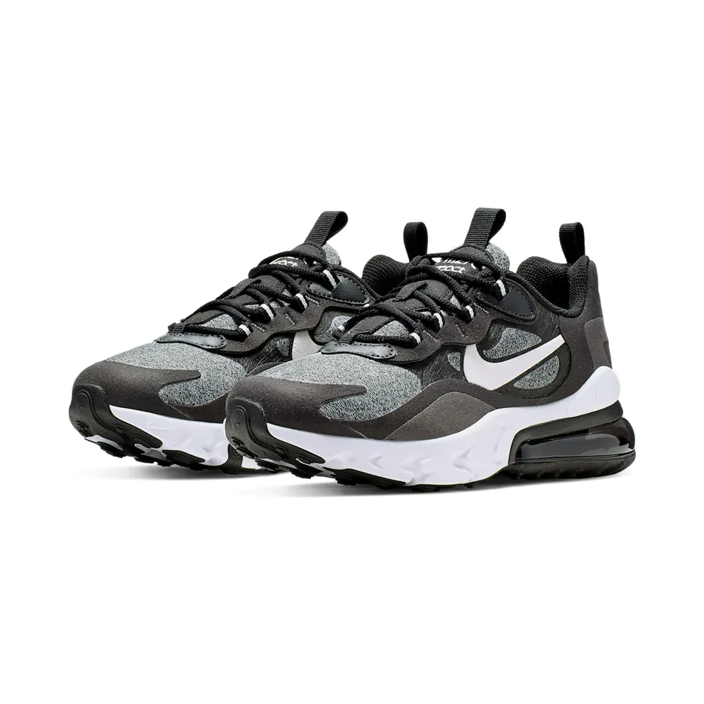 Nike Air Max 270 React Black Vast Grey (GS) Black/Vast Grey-Off Noir (BQ0103-003)