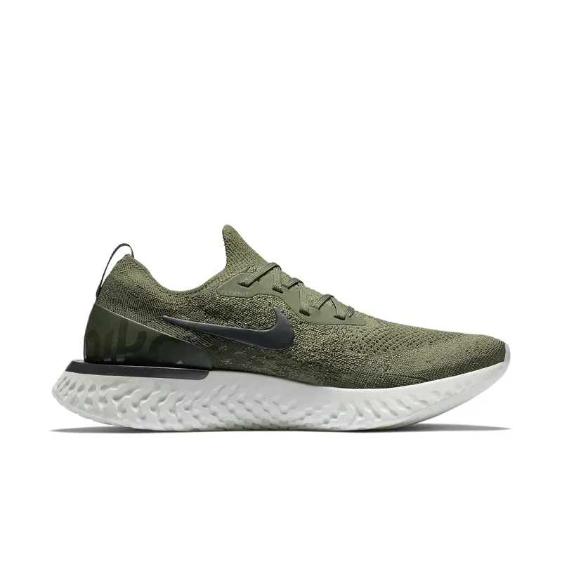 Nike Epic React Flyknit Cargo Khaki Cargo Khaki/Black-Camper Green (AQ0067-300)