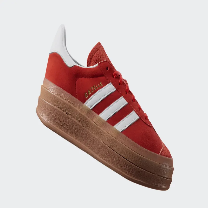 adidas Gazelle Collegiate Orange / Cloud White / Gold Metallic (IG8672)