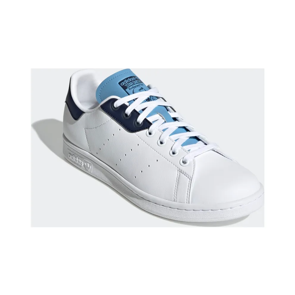 adidas Stan Smith Cloud White / Collegiate Navy / Light Blue (H00332)