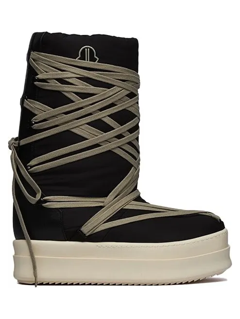 Rick Owens Bigrocks Boot Moncler Black (MU02C4H20 M3863 999)