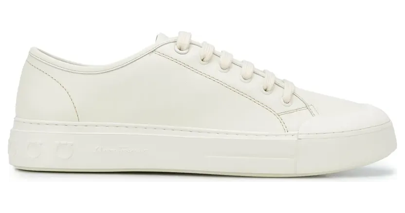 Ferragamo Gancio low-top “White” (735362)