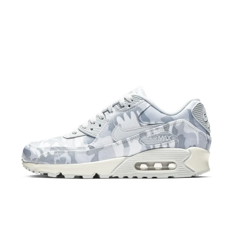 Nike Air Max 90 Winter Camo (W) Pure Platinum/Wolf Grey-Summit White (AQ9721-001)