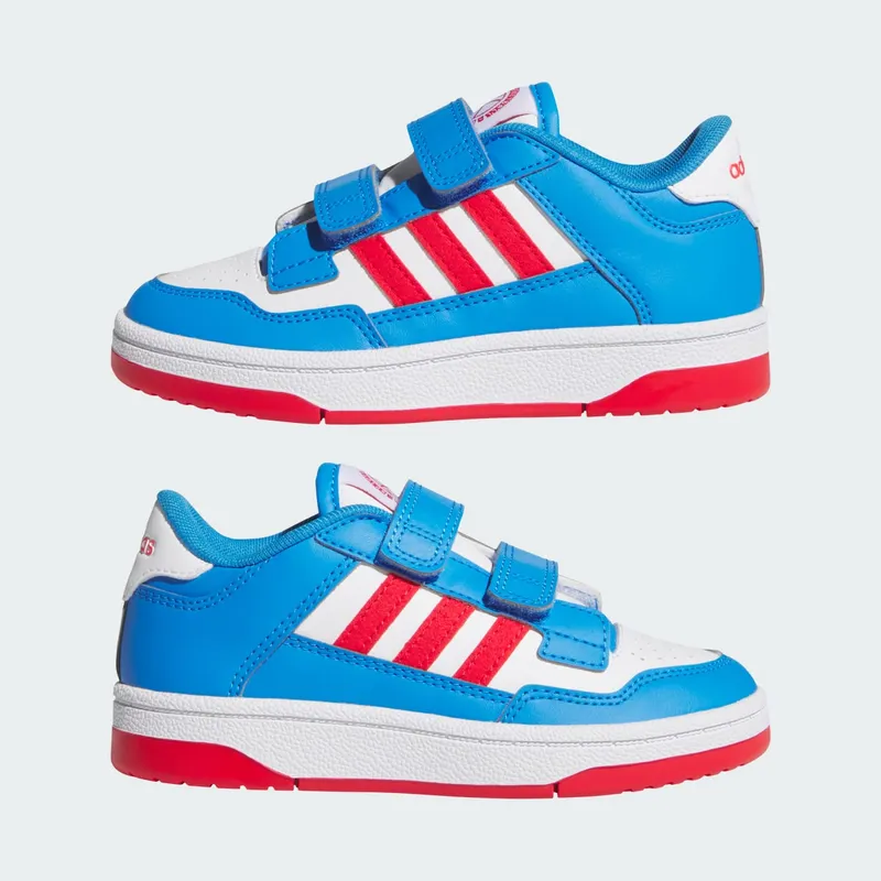 Adidas Rapid Court Kids Lucid Ray Blue / Pure Ruby / Cloud White (JS4765)
