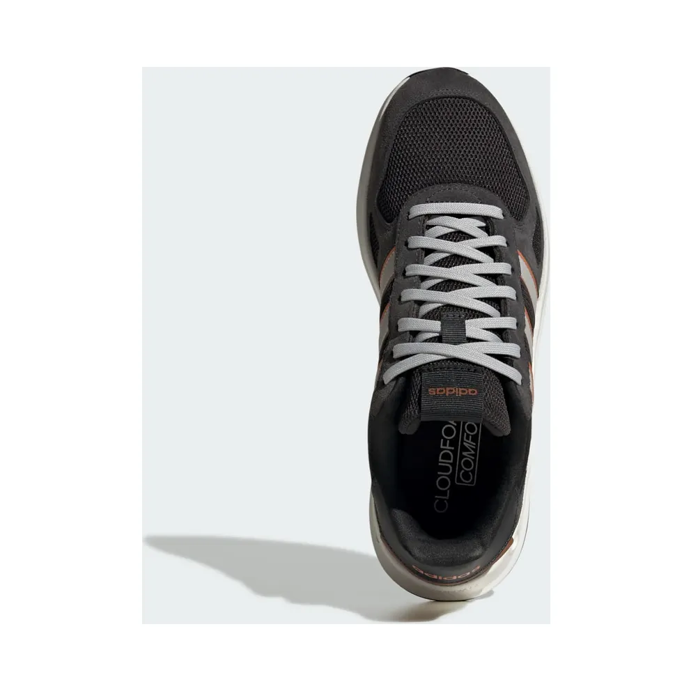 adidas Run 84 Black Grey Dusky Orange (JR7476)