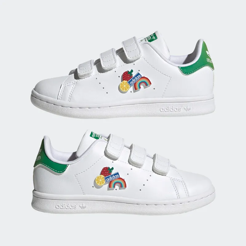 Adidas Stan Smith Cloud White / Green / Pulse Amber (GW8160)