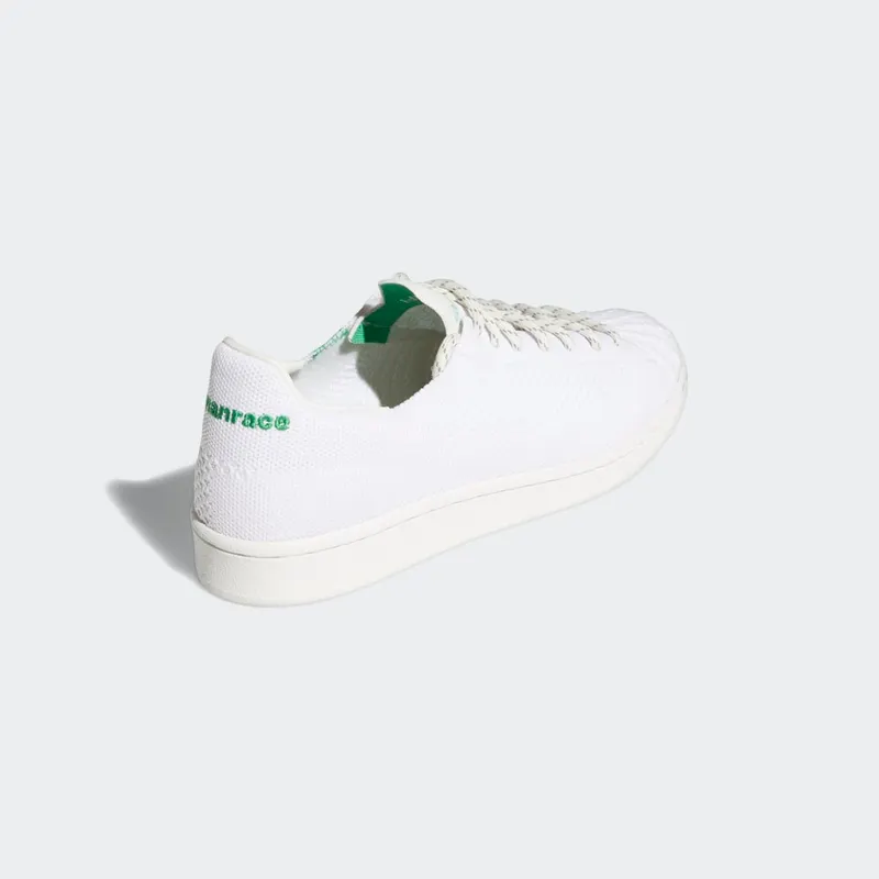 adidas Pharrell Williams Primeknit Superstar Core White / Core White / Vivid Green (GX0194)