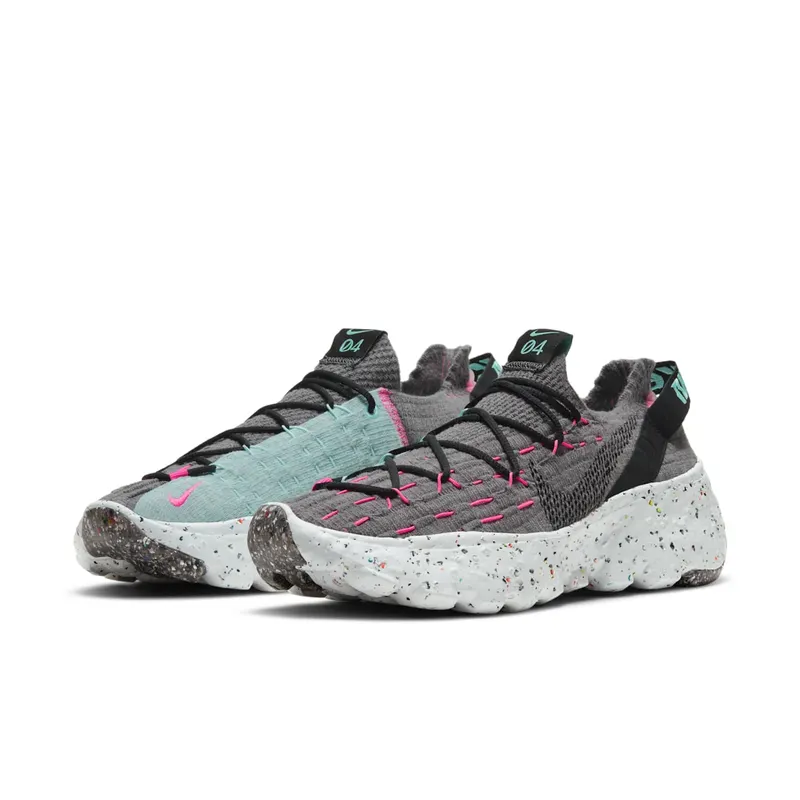 Nike Space Hippie 04 Smoke Grey Black Pink Blast (CZ6398-003)