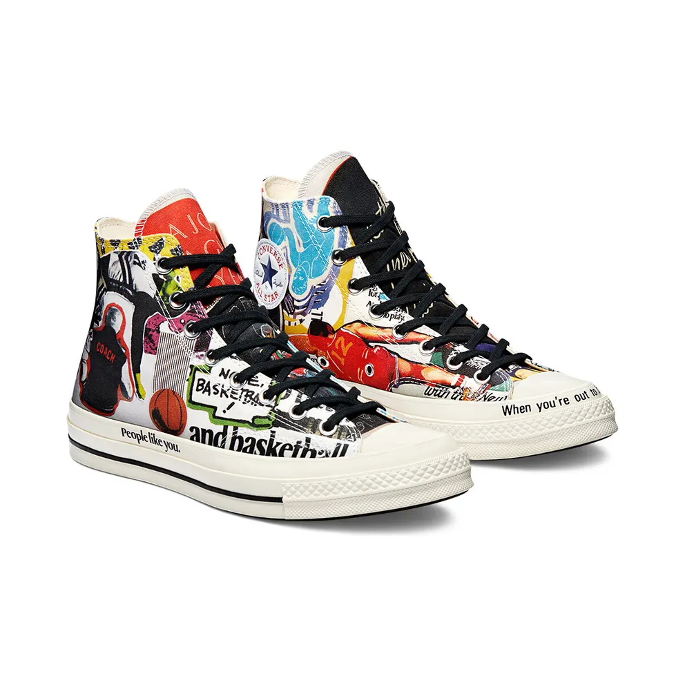 Converse Beat The World Chuck 70 High Top Egret/multi/Black (170680C)