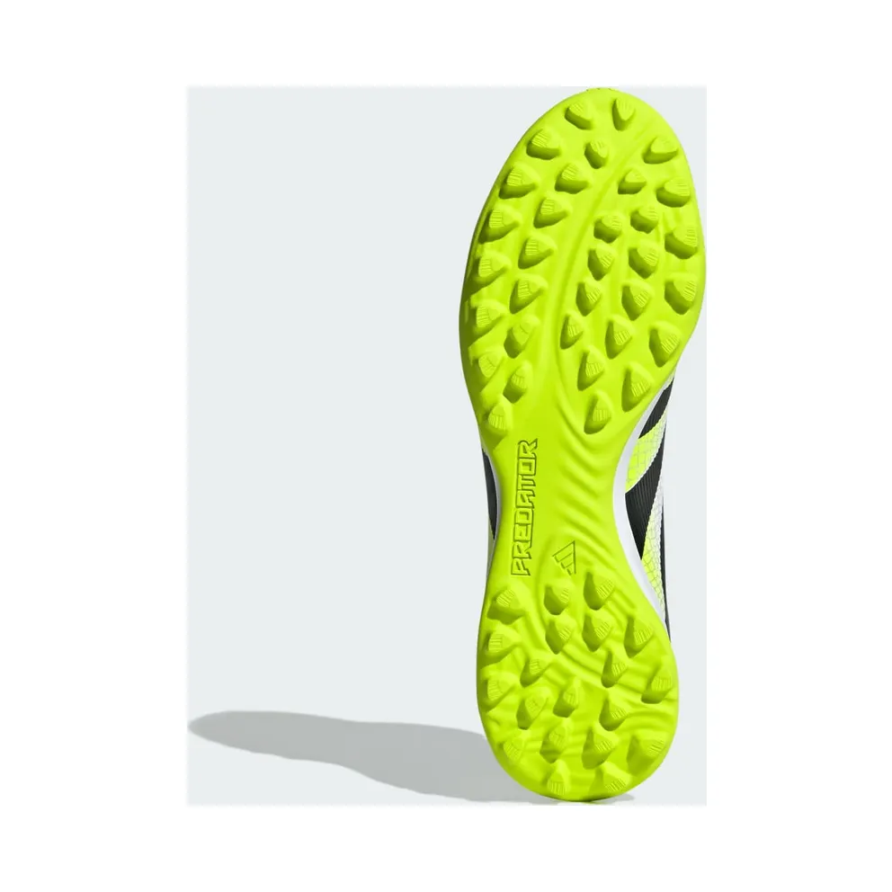 adidas Predator League Fold-Over Tongue TF Cloud White Core Black Lucid Lemon (JQ1072)