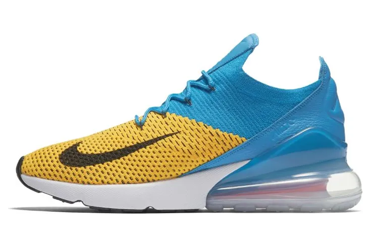 Nike Air Max 270 Flyknit Laser Orange Blue Orbit
