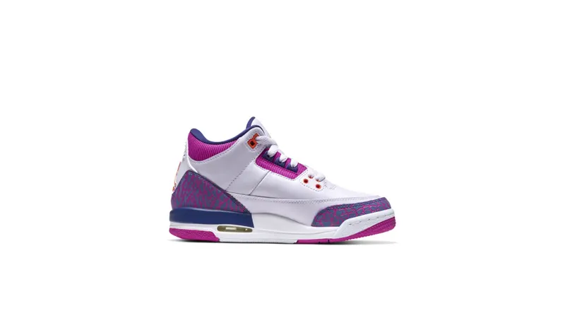 Jordan 3 Retro Barely Grape (GS) Barely Grape/Hyper Crimson-Fire Pink (441140-500)
