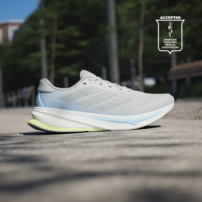 Adidas Supernova Rise 2 Running Shoes Grey Two / Matte Silver / Hi-Res Yellow (IH8708)