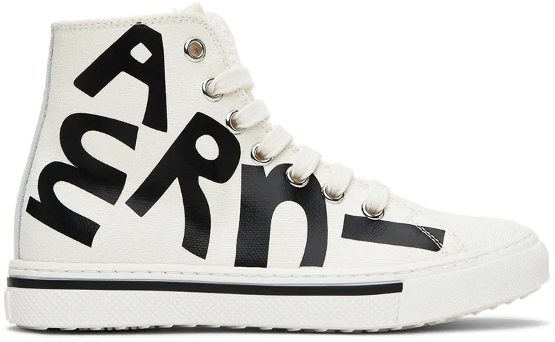 Marni Kids Off-White Logo High (70399)