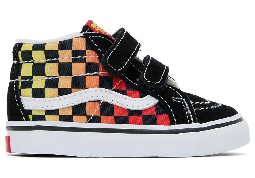 Vans Baby Black Sk8 Mid Reissue V Sneakers (VN0A5DXDABX1)