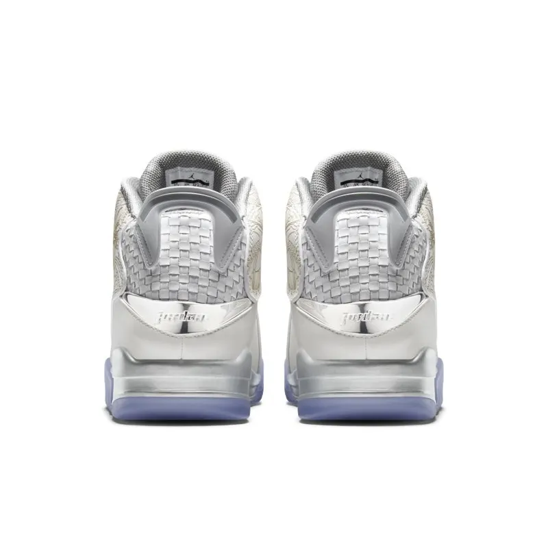 Jordan Dub Zero Laser White/White-Metallic Silver (705413-100)