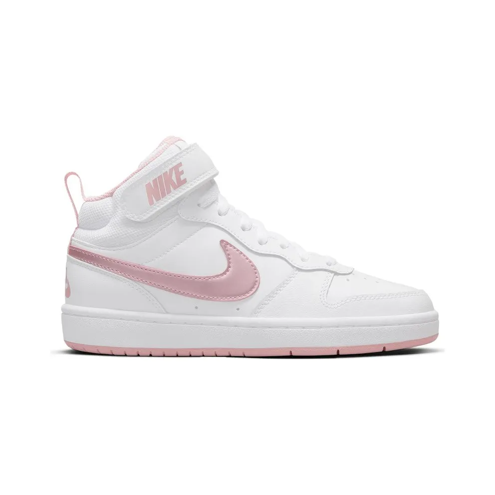 Nike Court Borough Mid 2 White Pink Glaze (CD7782-105)