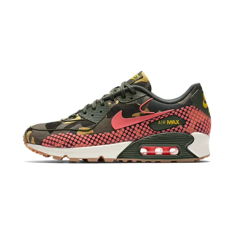 Nike AIR MAX 90 JCRD PRM “Desert Camo / Sequoia / Carbon Green / Hot Lava” (807298-200)