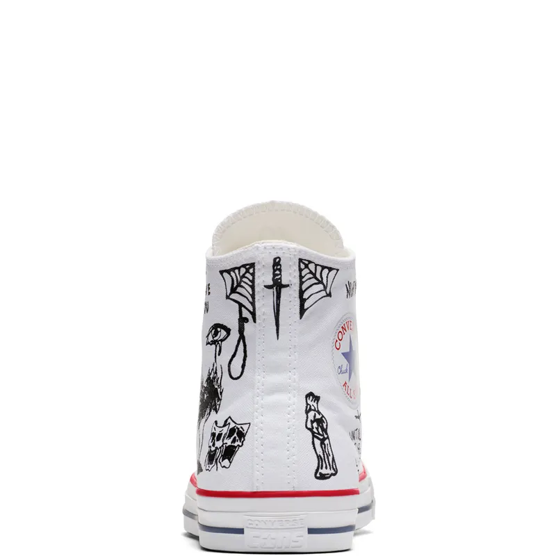 Converse Chuck Taylor All-Star Pro Sean Pablo White White/Black (163040C)